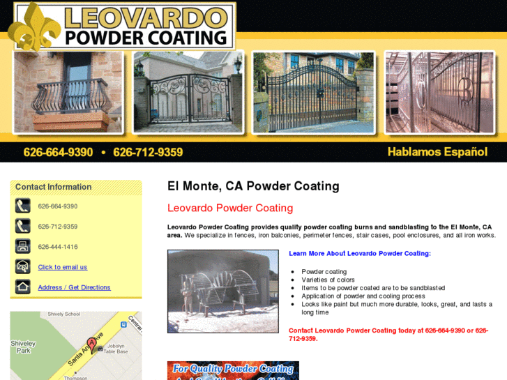 www.leovardopowdercoating.com