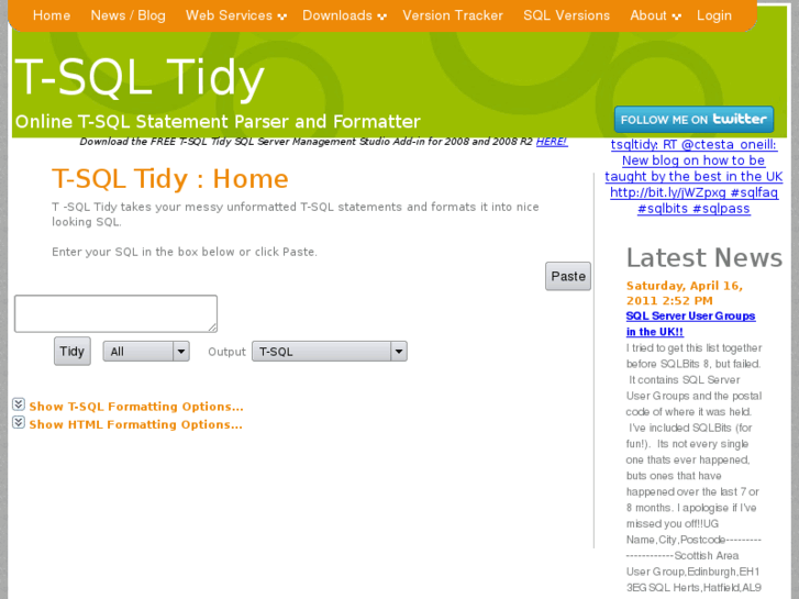 www.tsqltidy.com