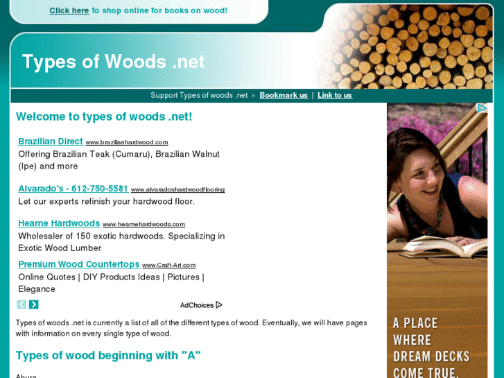 www.typesofwoods.net