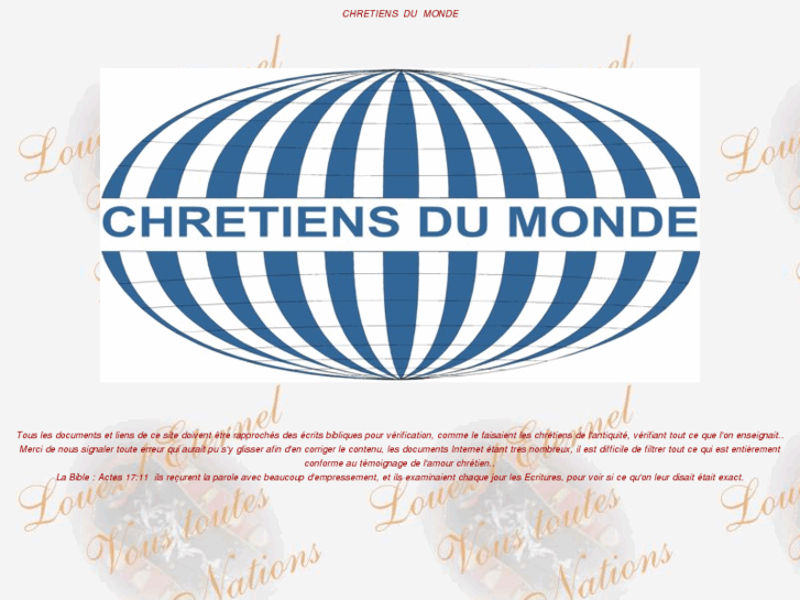 www.chretiensdumonde.org