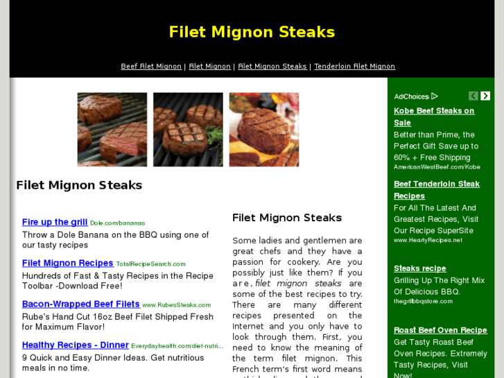 www.filetmignonsteaks.net