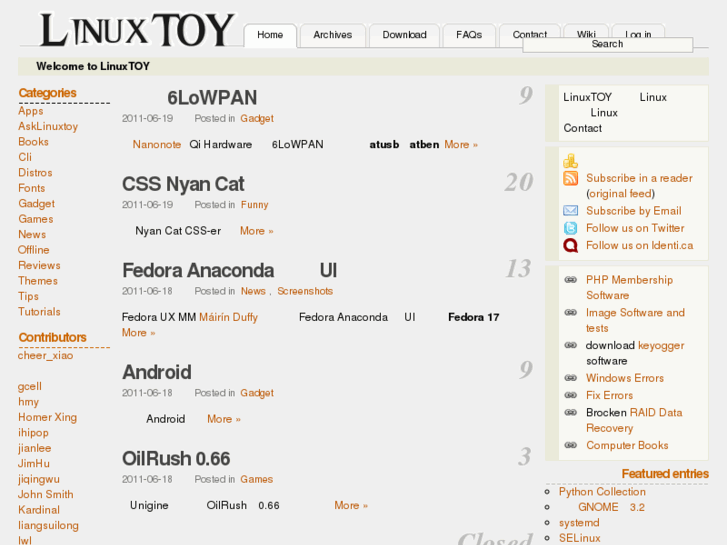 www.linuxtoy.org