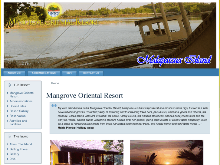 www.mangroveorientalresort.com