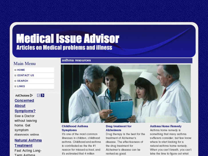 www.medicalissuesadvisor.com