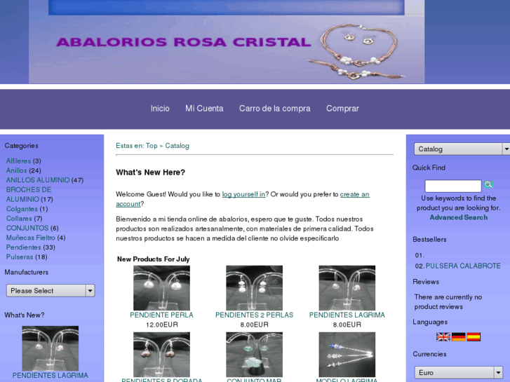 www.abaloriosrosacristal.es