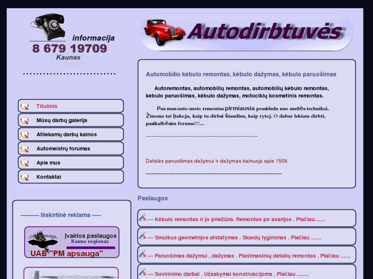 www.autodirbtuves.lt