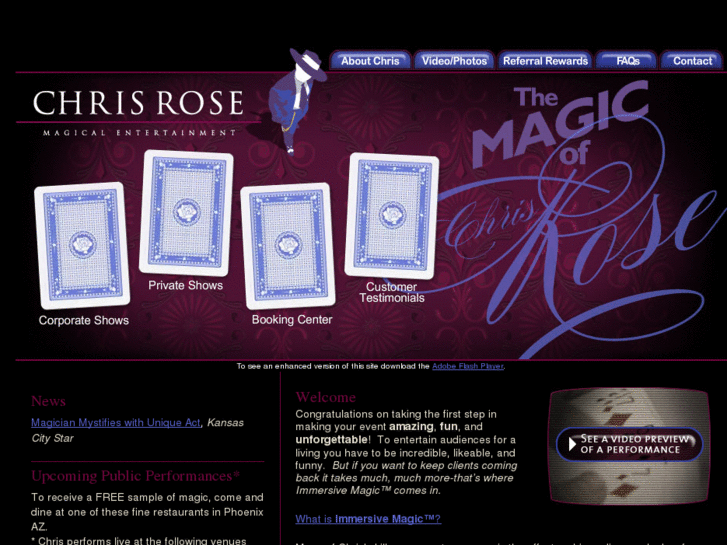 www.chrisrosemagic.com