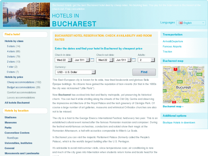 www.hotelbucharest.net