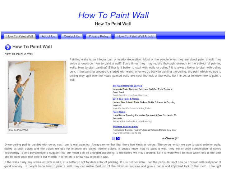 www.howtopaintawall.org