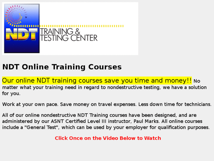 www.ndttrainingonline.com