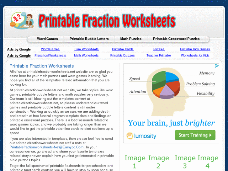 www.printablefractionworksheets.net