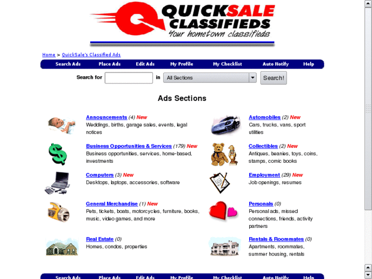 www.quicksaleclassifieds.com