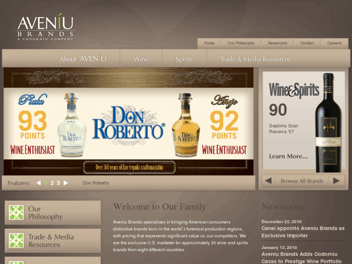 www.aveniubrands.com