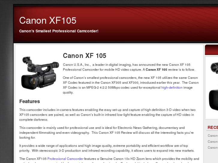 www.canon-xf105.com