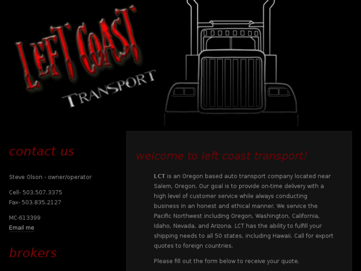 www.leftcoasttransport.com