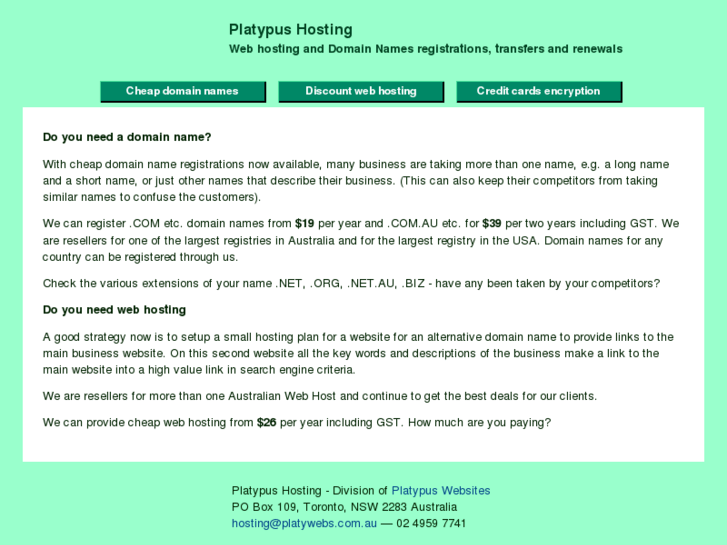 www.platypushost.com