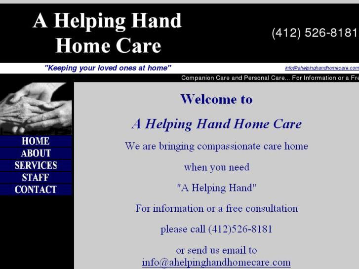 www.ahelpinghandhomecare.com