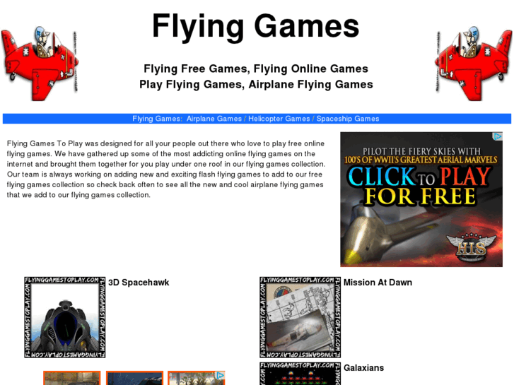 www.flyinggamestoplay.com