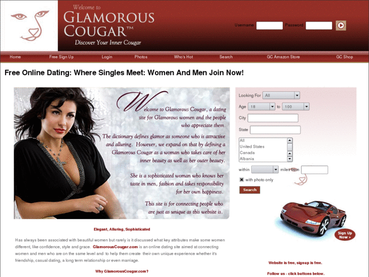 www.glamorouscougar.com