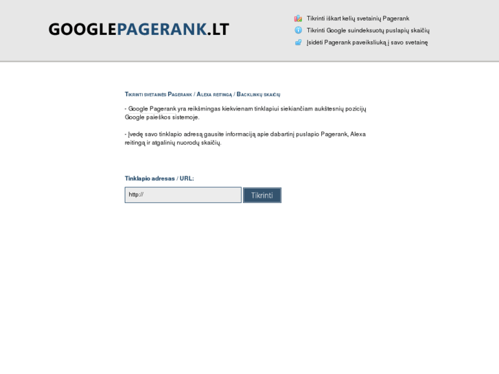 www.googlepagerank.lt