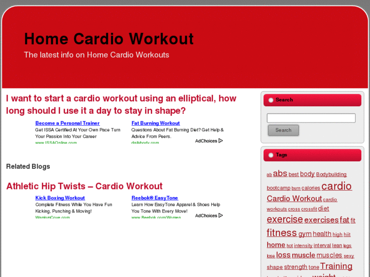 www.homecardioworkout.org