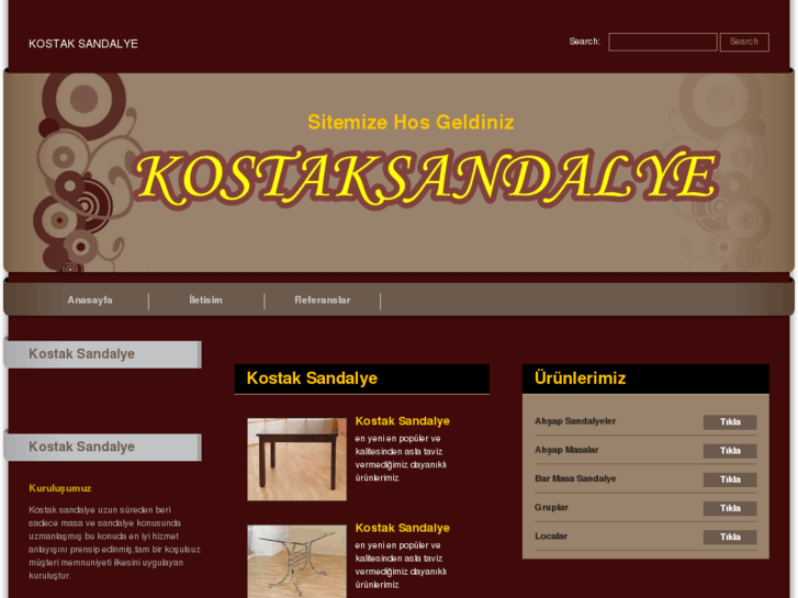 www.kostaksandalye.com