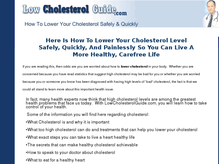 www.lowcholesterolguide.com