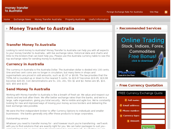 www.moneytransfertoaustralia.co.uk