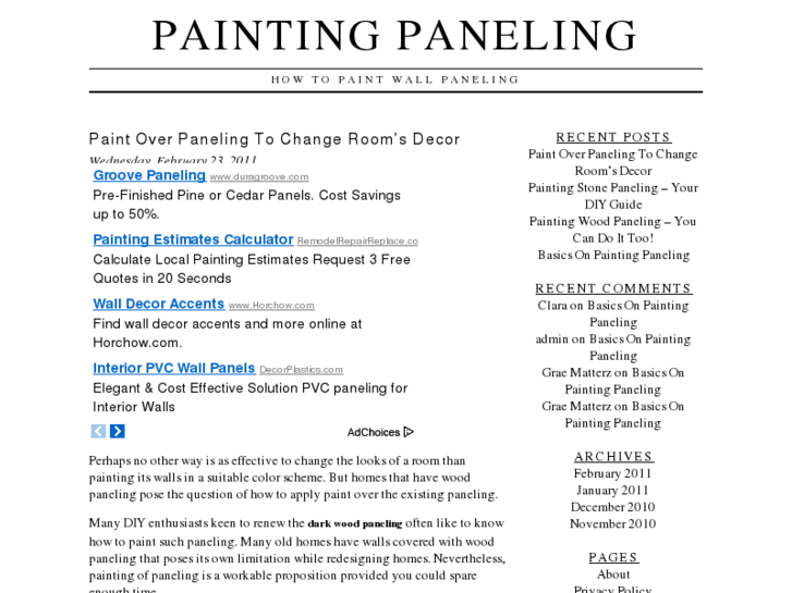 www.paintingpaneling.net