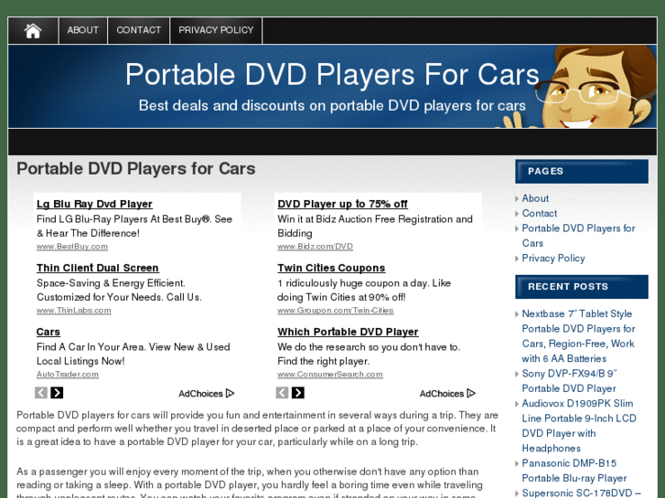 www.portabledvdplayersforcars.com