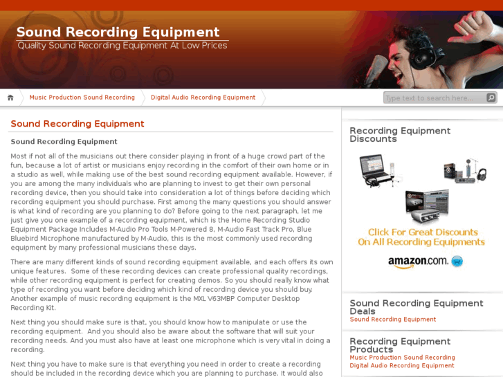 www.soundrecordingequipment.org