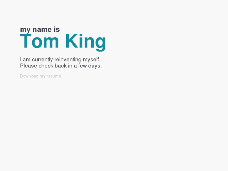 www.tomking.net