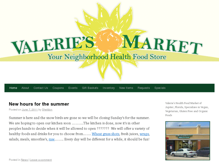 www.valeries-health-food-market.com