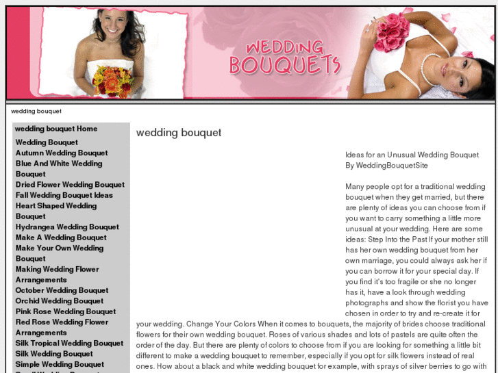 www.weddingbouquetsite.com