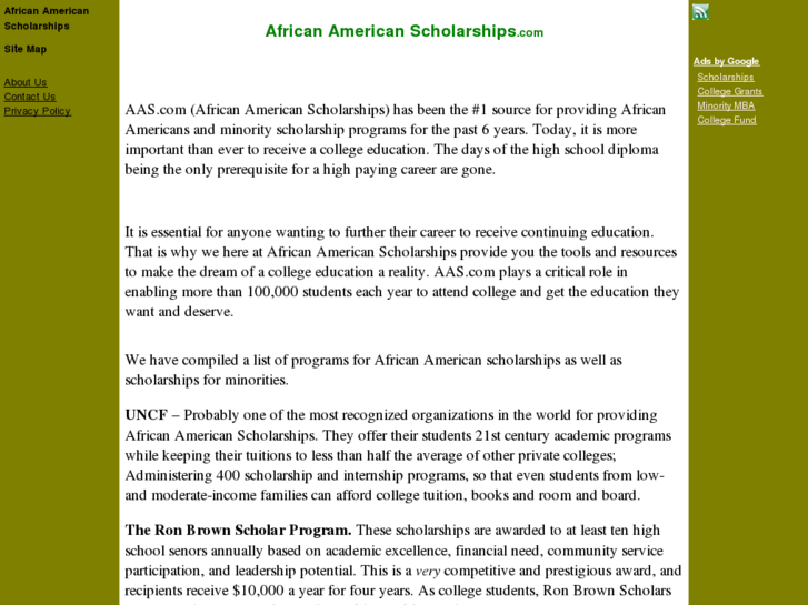 www.african-american-scholarships.com