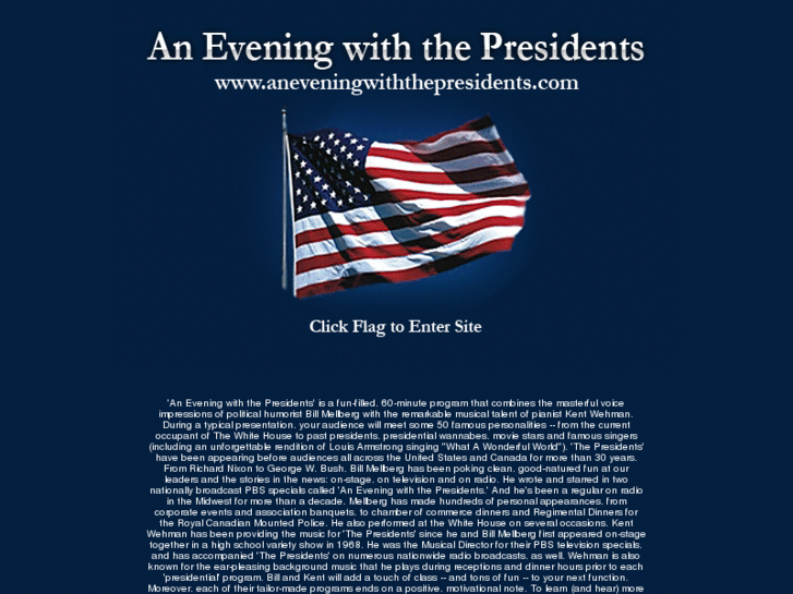 www.aneveningwiththepresidents.com