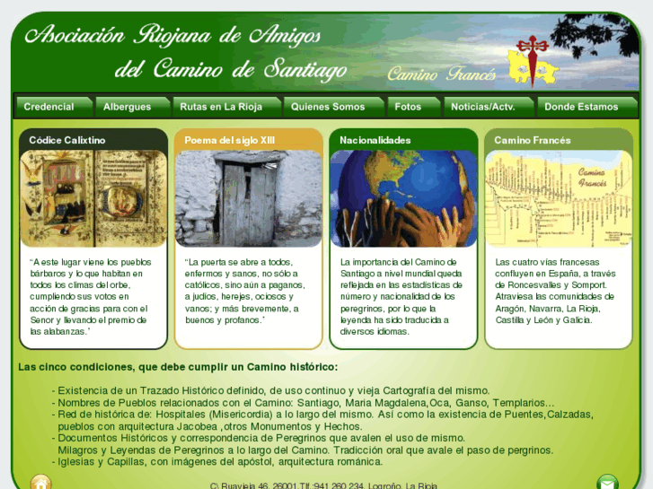 www.asociacionriojanadelcamino.es