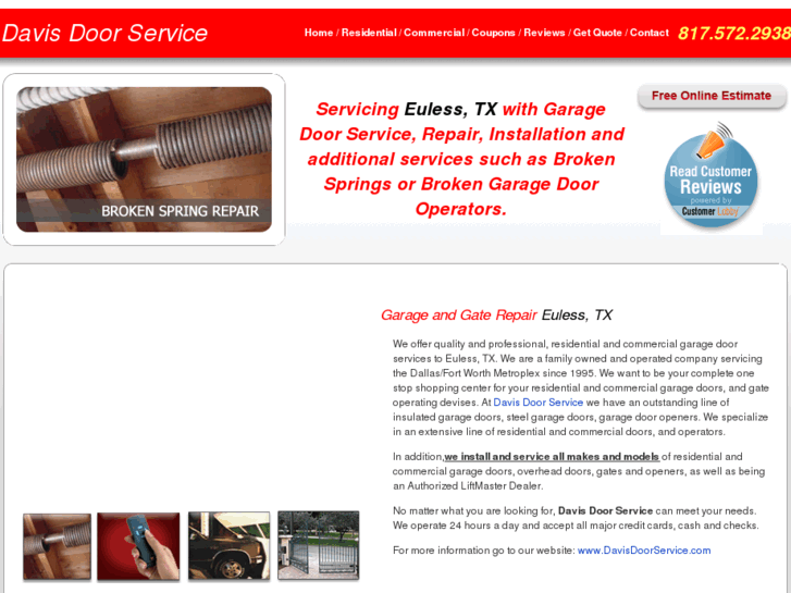 www.garagedoorrepaireulesstx.com