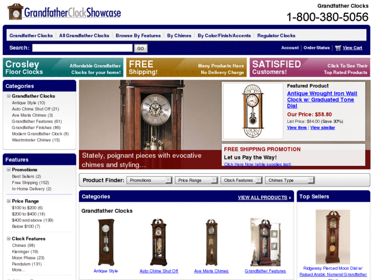 www.grandfatherclockshowcase.com