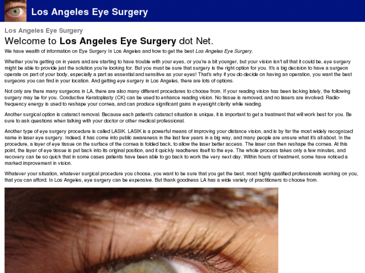 www.losangeleseyesurgery.net