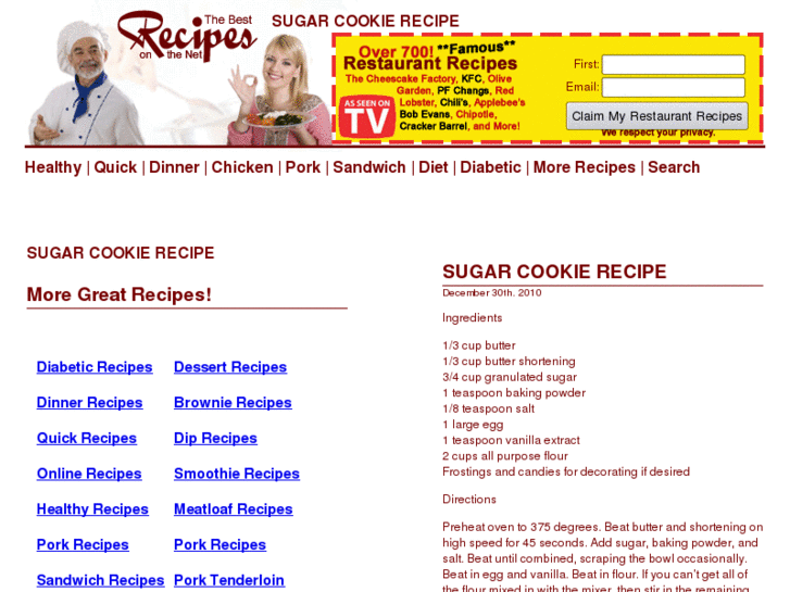 www.sugarcookierecipe.net