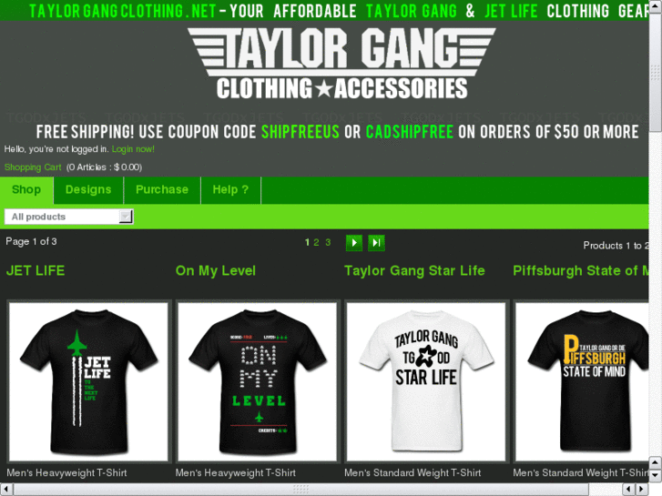 www.taylorgangclothing.net