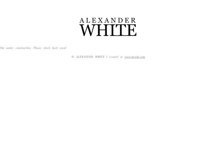 www.alexander-white.com