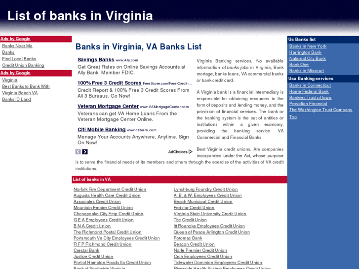 www.banksinvirginia.net