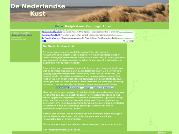 www.denederlandsekust.nl