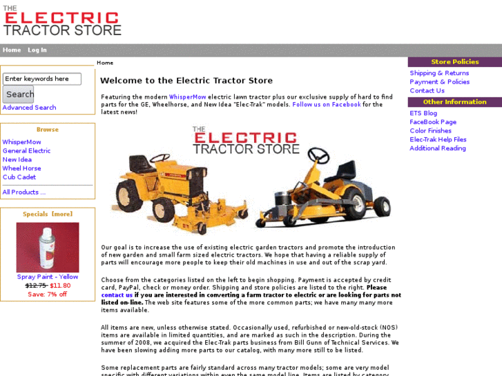 www.electrictractorstore.com