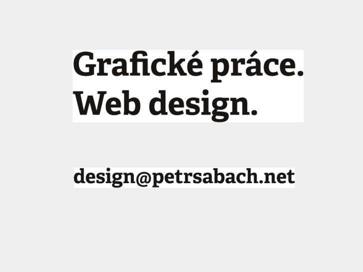 www.petrsabach.net