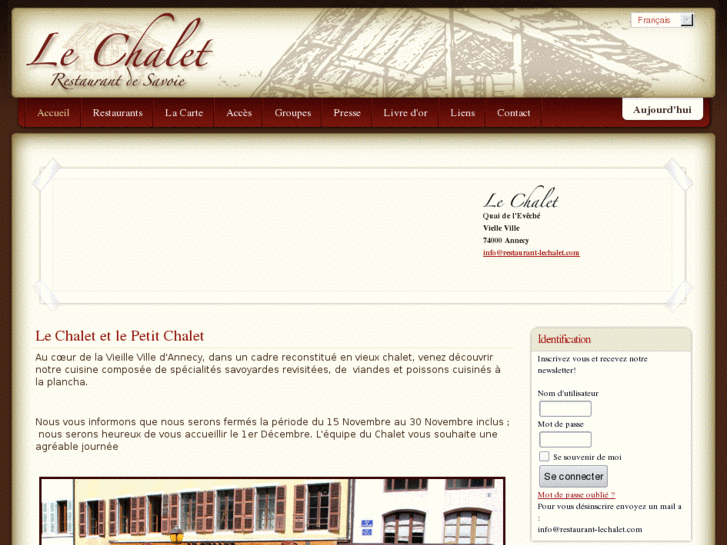 www.restaurant-lechalet.com