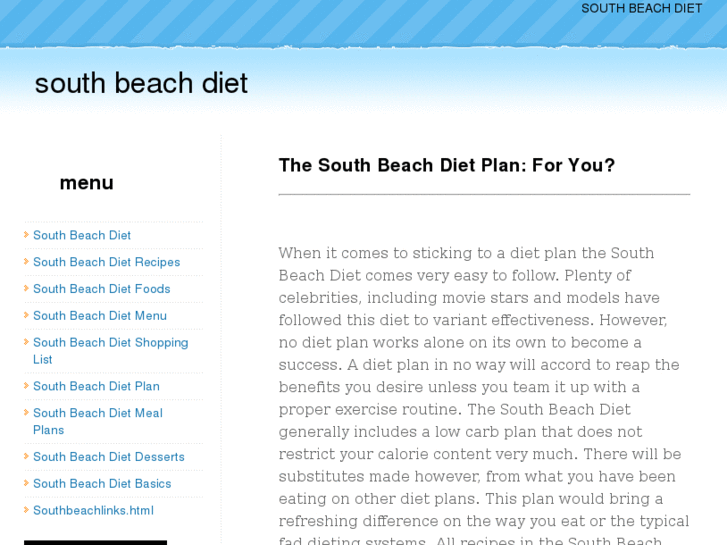 www.south-beach-diet-advisor.com