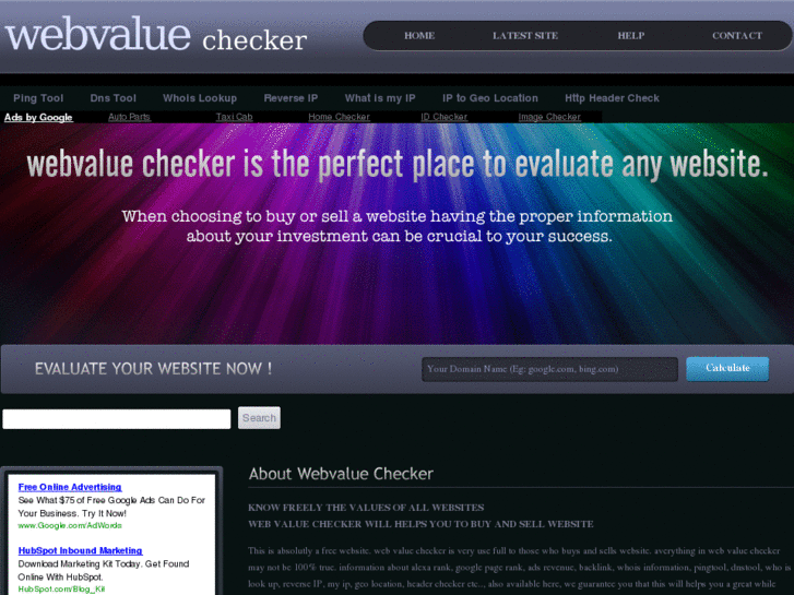 www.webvaluechecker.com